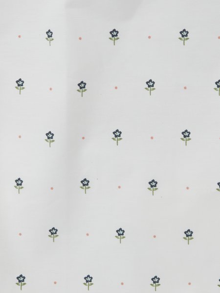 Påslakanset OLGA Percale Blå/Vit 150x210