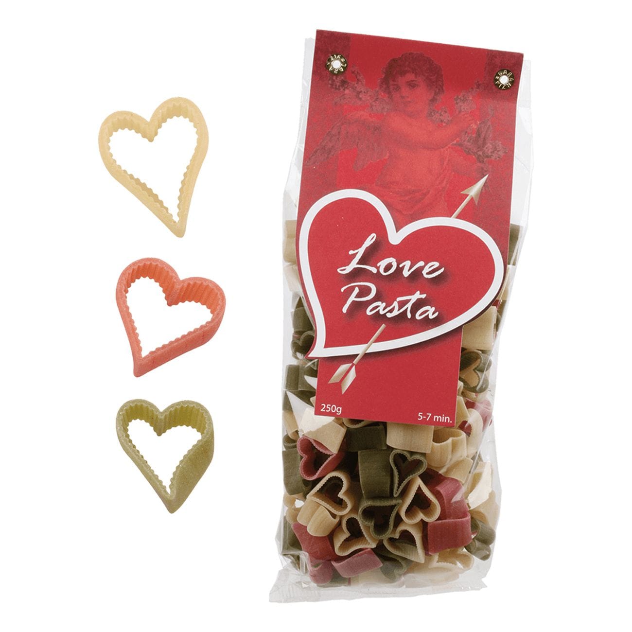 Färgglada Pastahjärtan för Fest