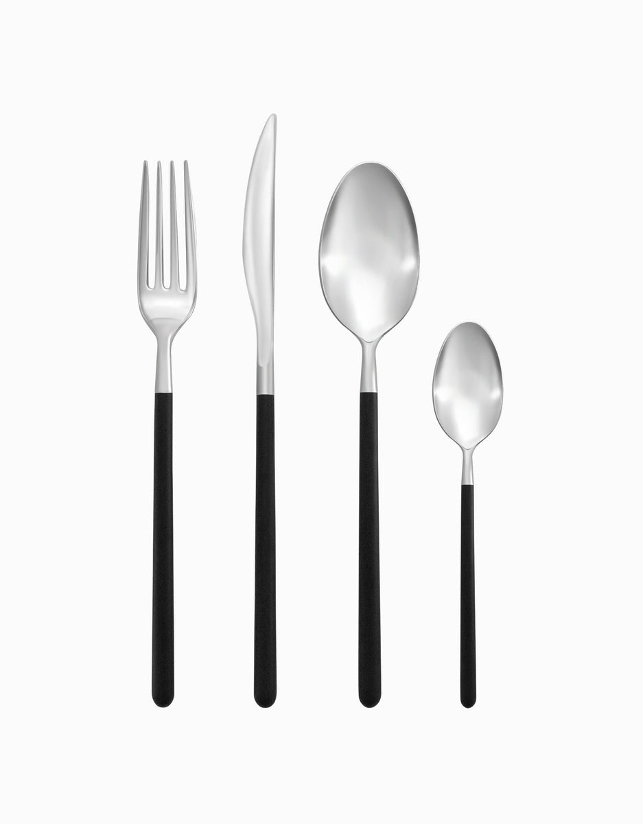 Kyoto Svart Bestickset 24 Delar Broggi
