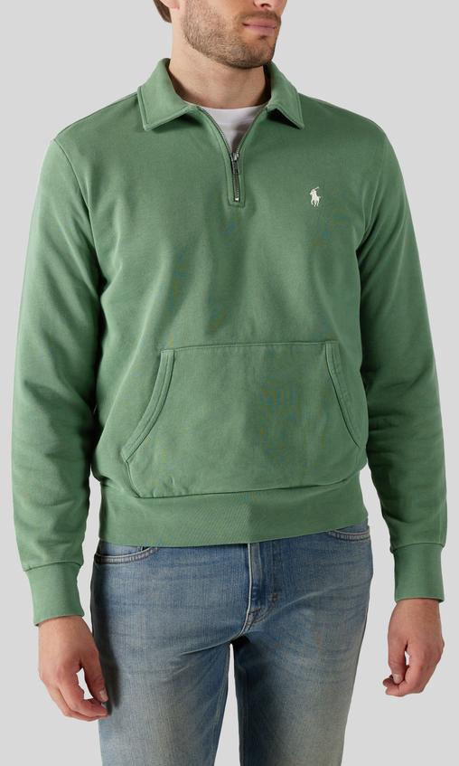 Polo Ralph Lauren Mellangrön Fleece Tröja