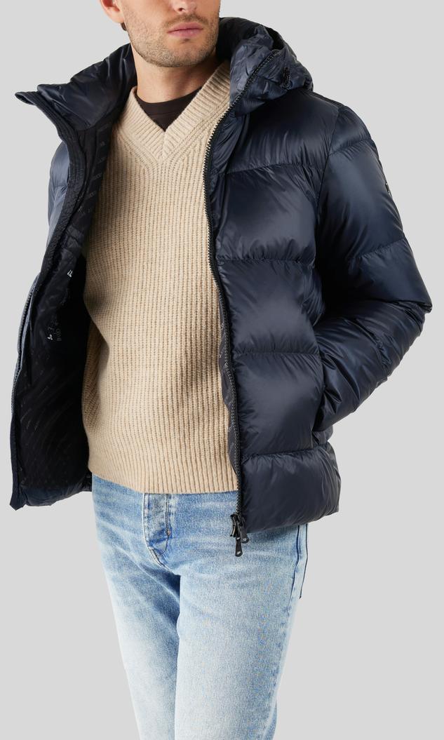 J.Lindeberg Daryl Marinblå Herr Dunjacka