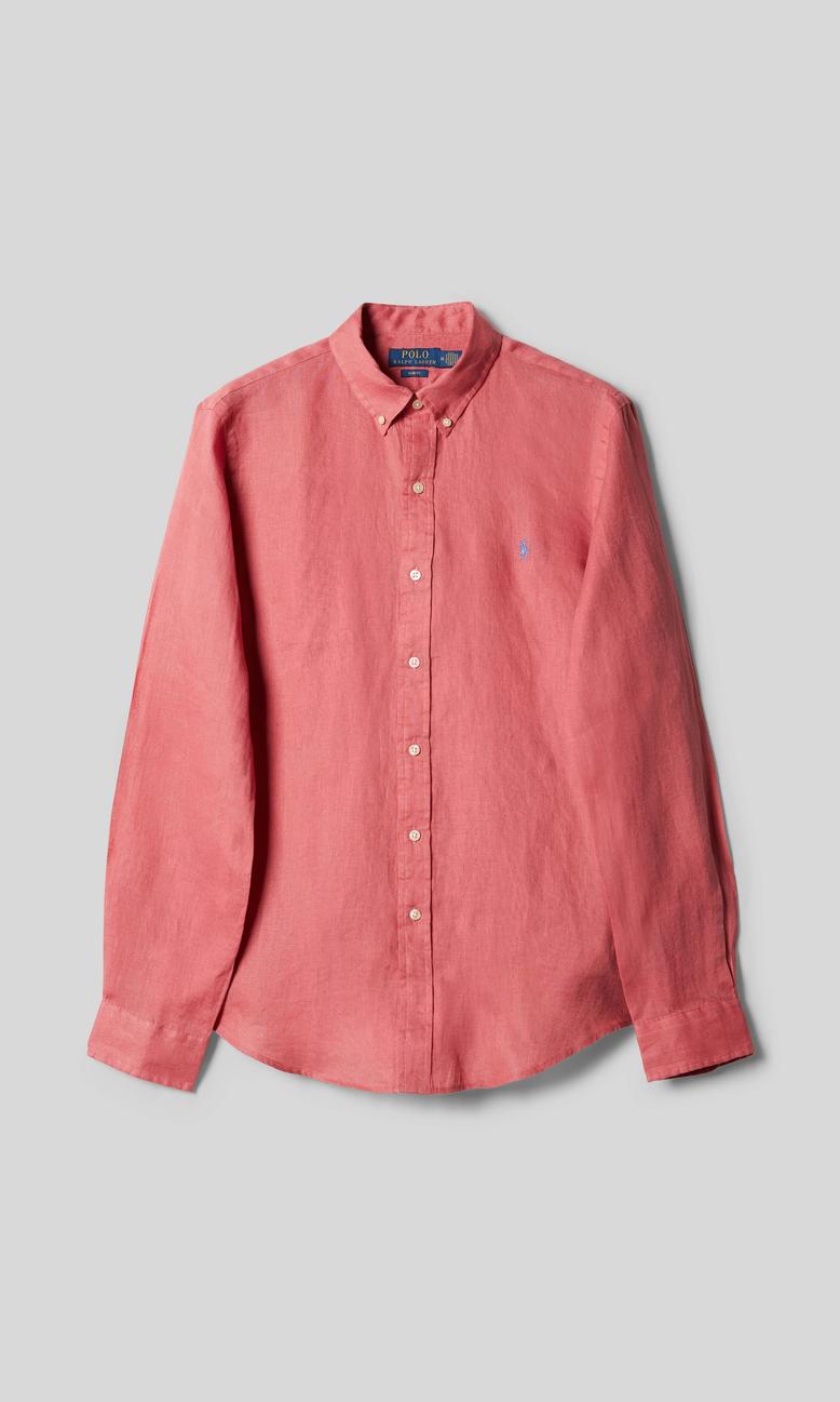 Polo Ralph Lauren Röd Linneskjorta Herr