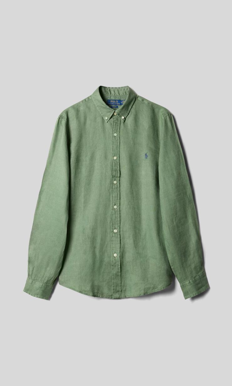 Polo Ralph Lauren Röd Linneskjorta Herr