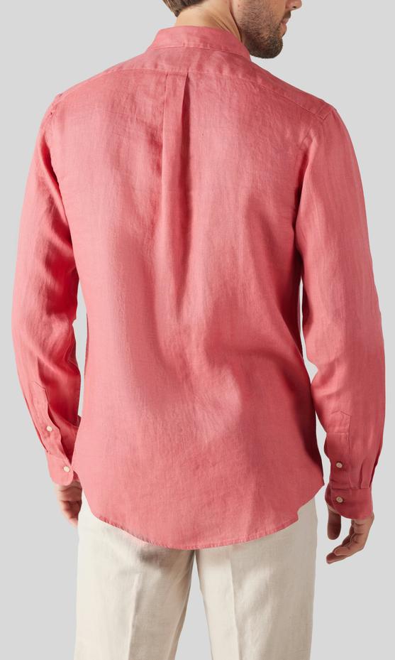 Polo Ralph Lauren Röd Linneskjorta Herr