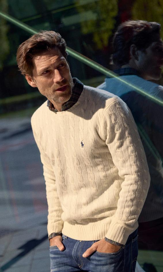 Polo Ralph Lauren Ull-Cashmere Tröja Herr