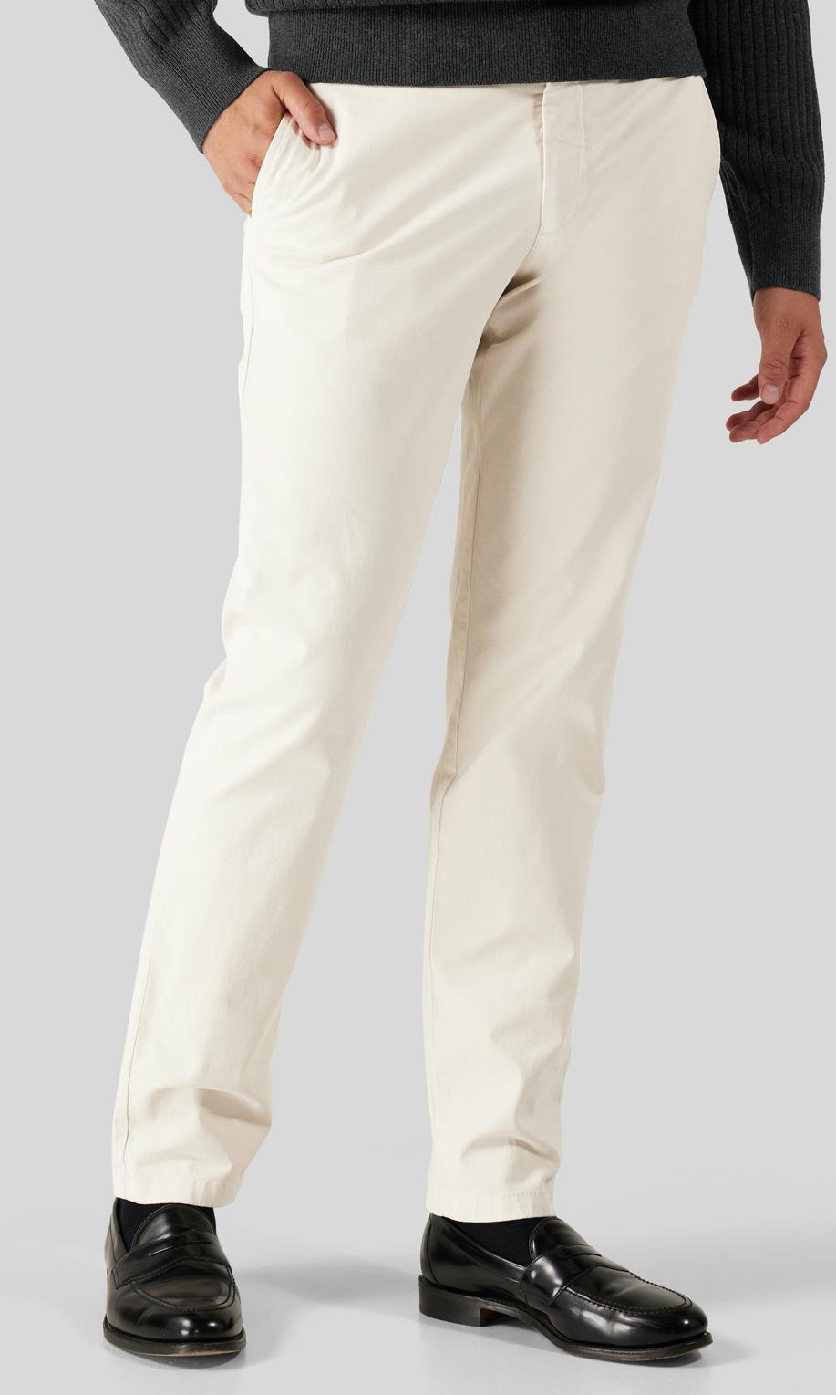 J.Lindeberg Ched Bomullsbyxor Creme Herr