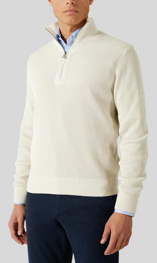 J.Lindeberg Alex Half Zip Stickad Tröja Herr