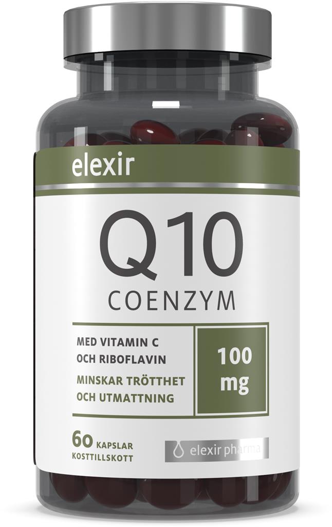 Elexir Coenzym Q10 100 mg 60 kapslar