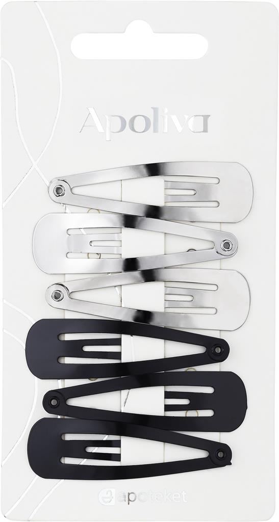 Apoliva Metall Hårspännen 6-pack