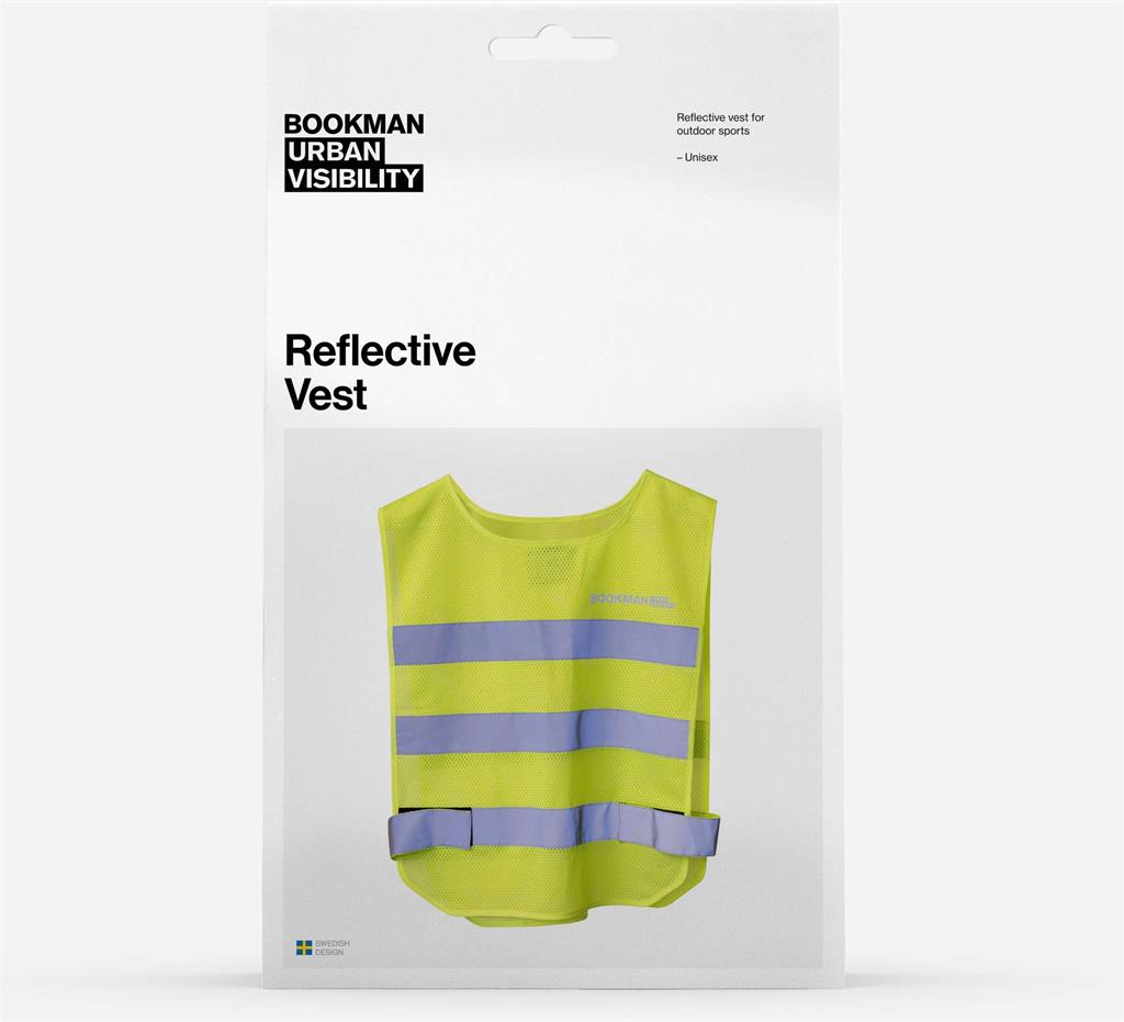 Bookman Urban Reflexväst Gul M/L