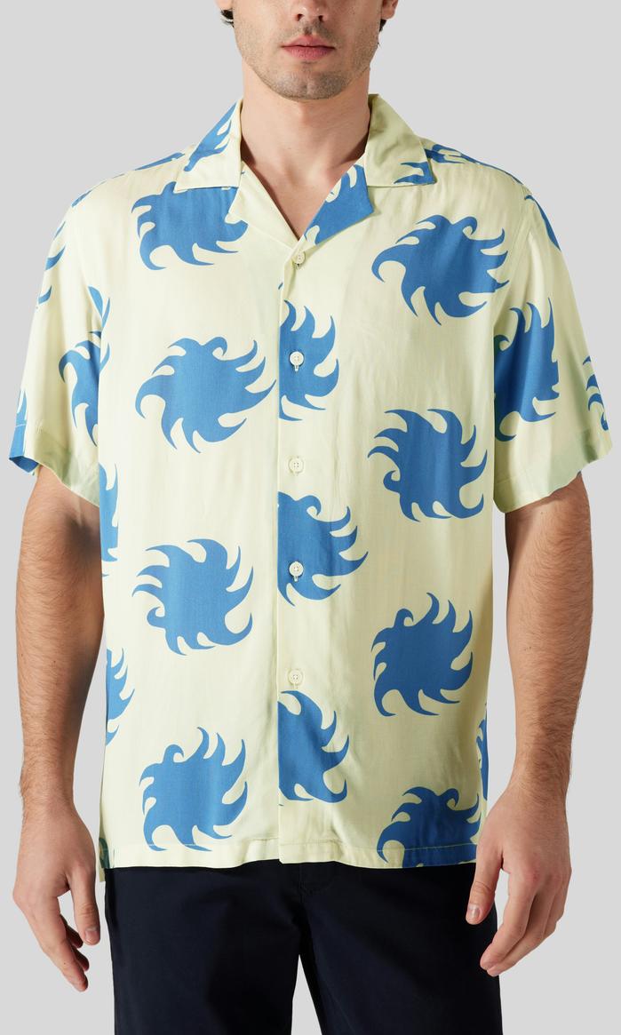 OAS Sky Ember Viskos Skjorta Herr