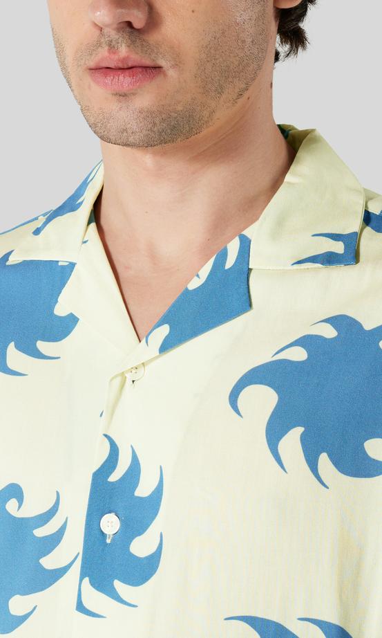 OAS Sky Ember Viskos Skjorta Herr