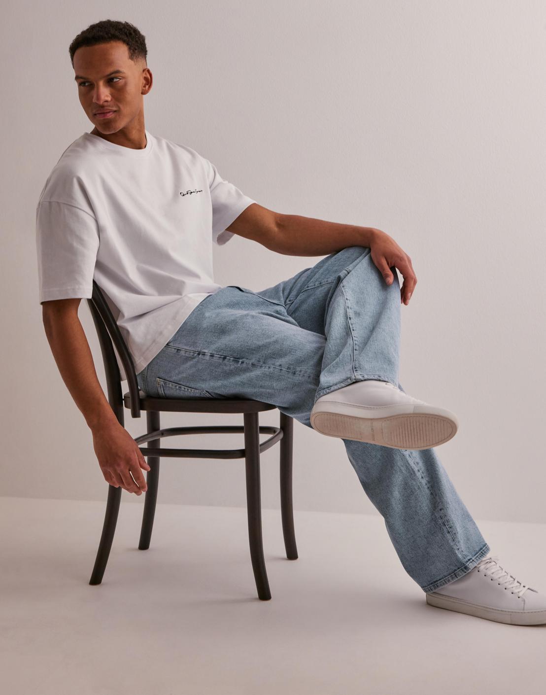 Que Sera Sera Luke Loose Jeans Blue