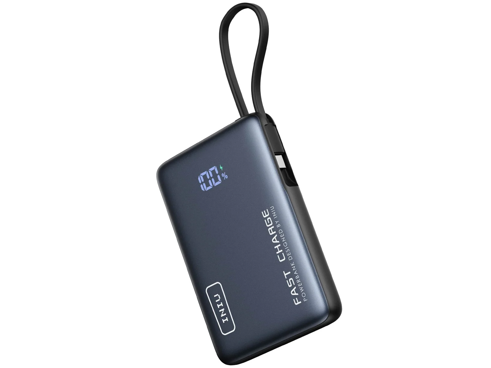 INIU Pocket 10000mAh Powerbank Grey