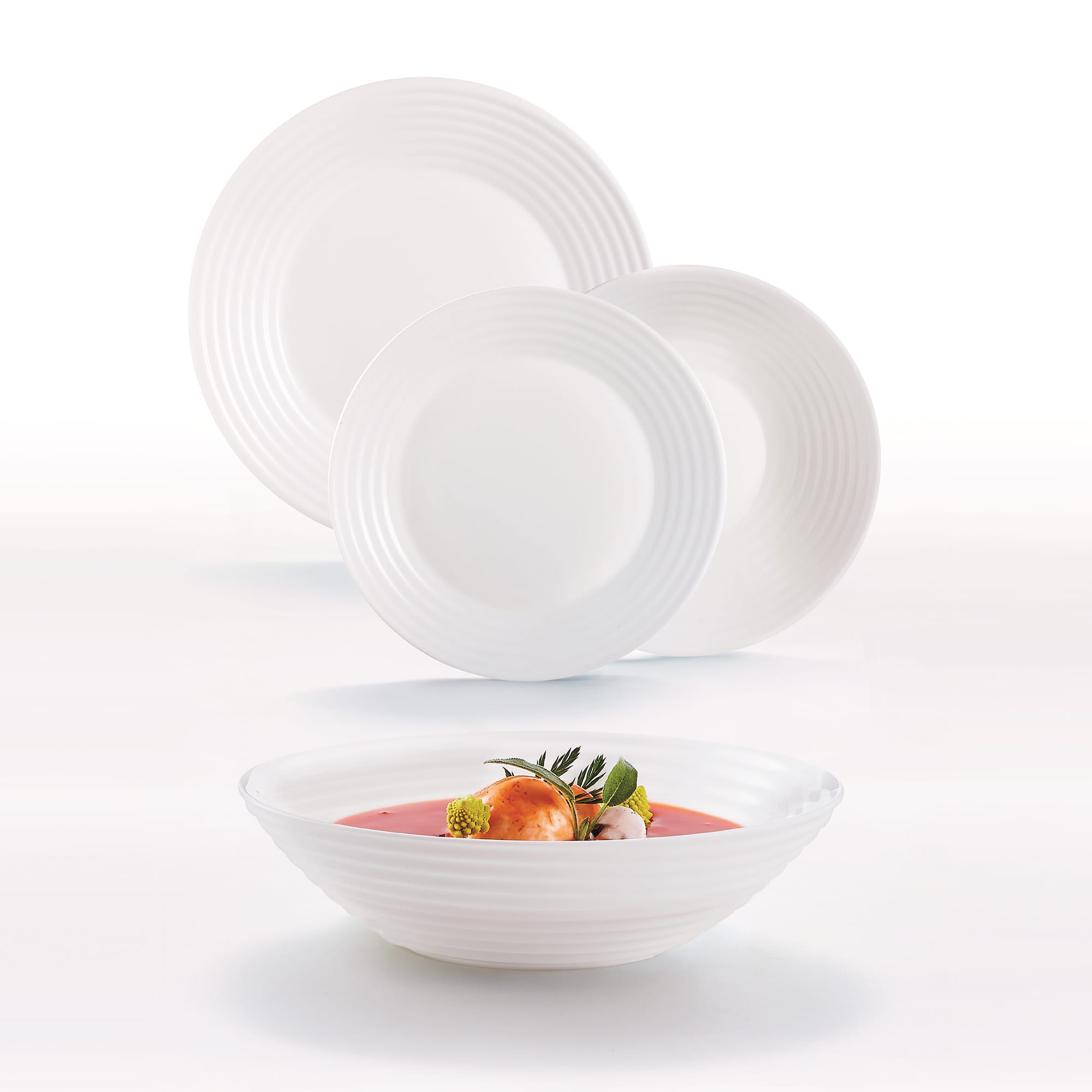 Matservis Harena 19 delar svart