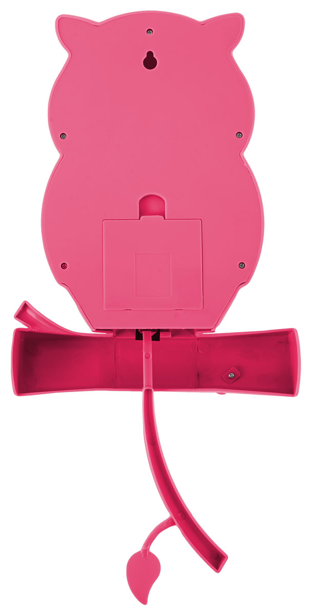 Karlsson Väggklocka Owl Pendulum Rosa