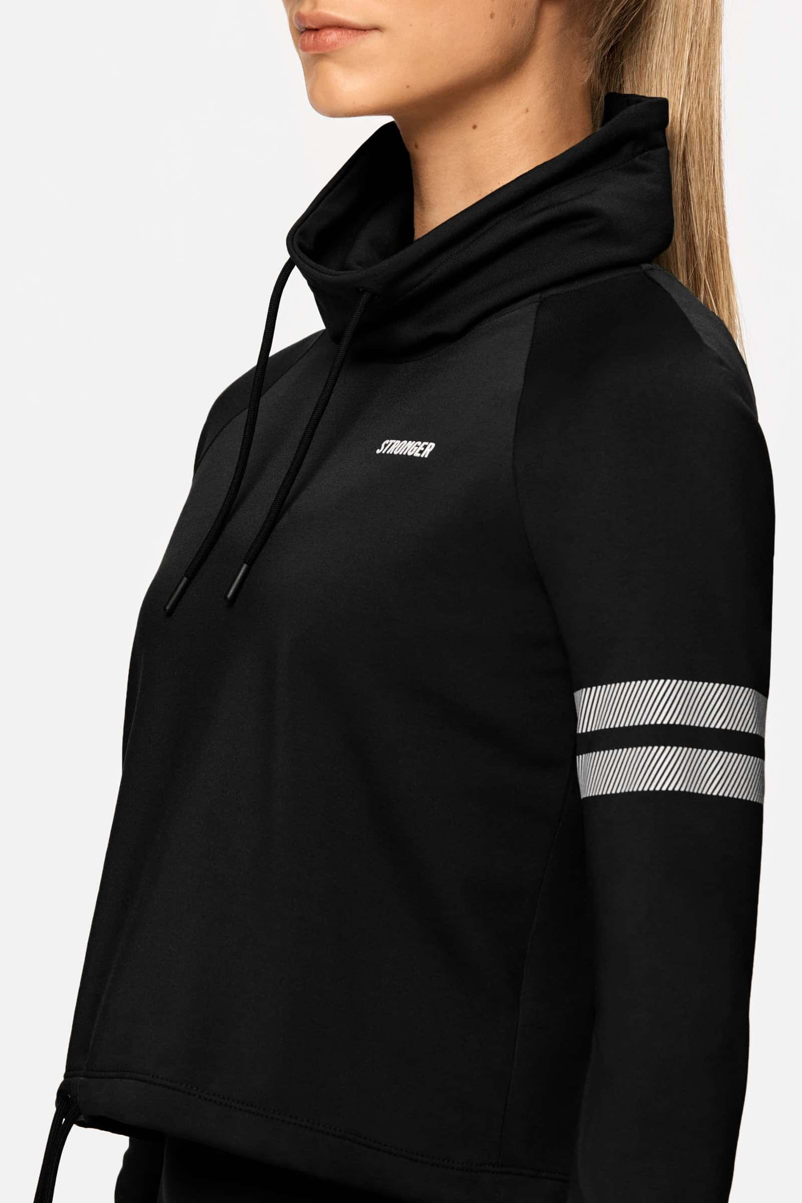 Signature Black Turtleneck Quick-Dry Top