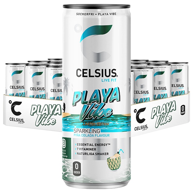 Celsius Playa Vibe Pina Colada 24x355ml