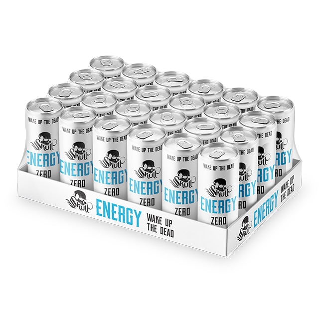 Skull Energy Zero 24x250ml Burkar