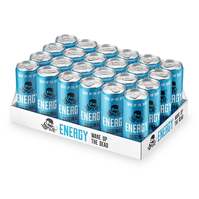 Skull Energy Zero 24x250ml Burkar