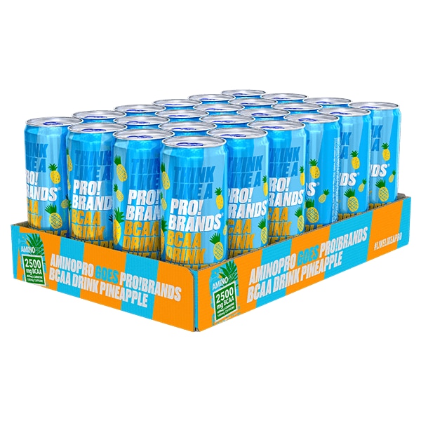 ProBrands BCAA Raspberry 24x330ml Burkar
