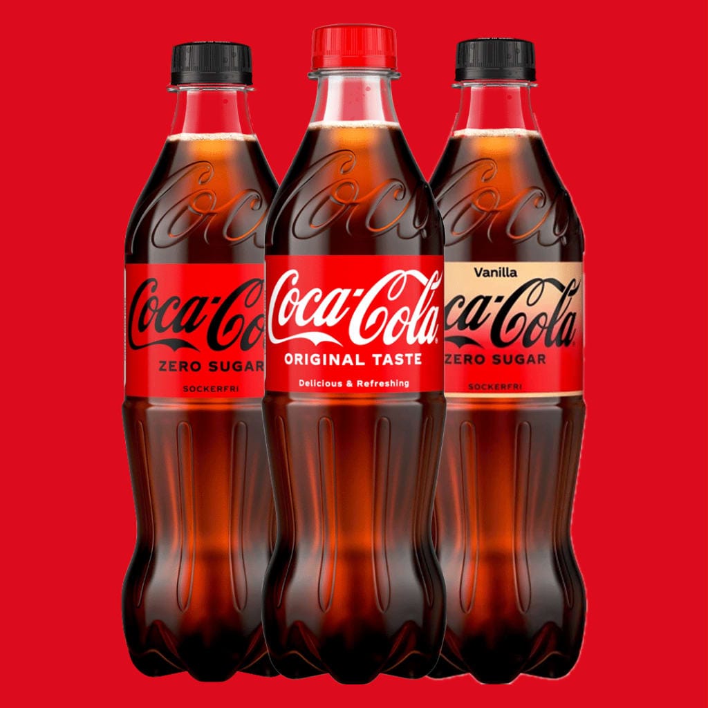 50 % Cashback på Coca-Cola 50 cl