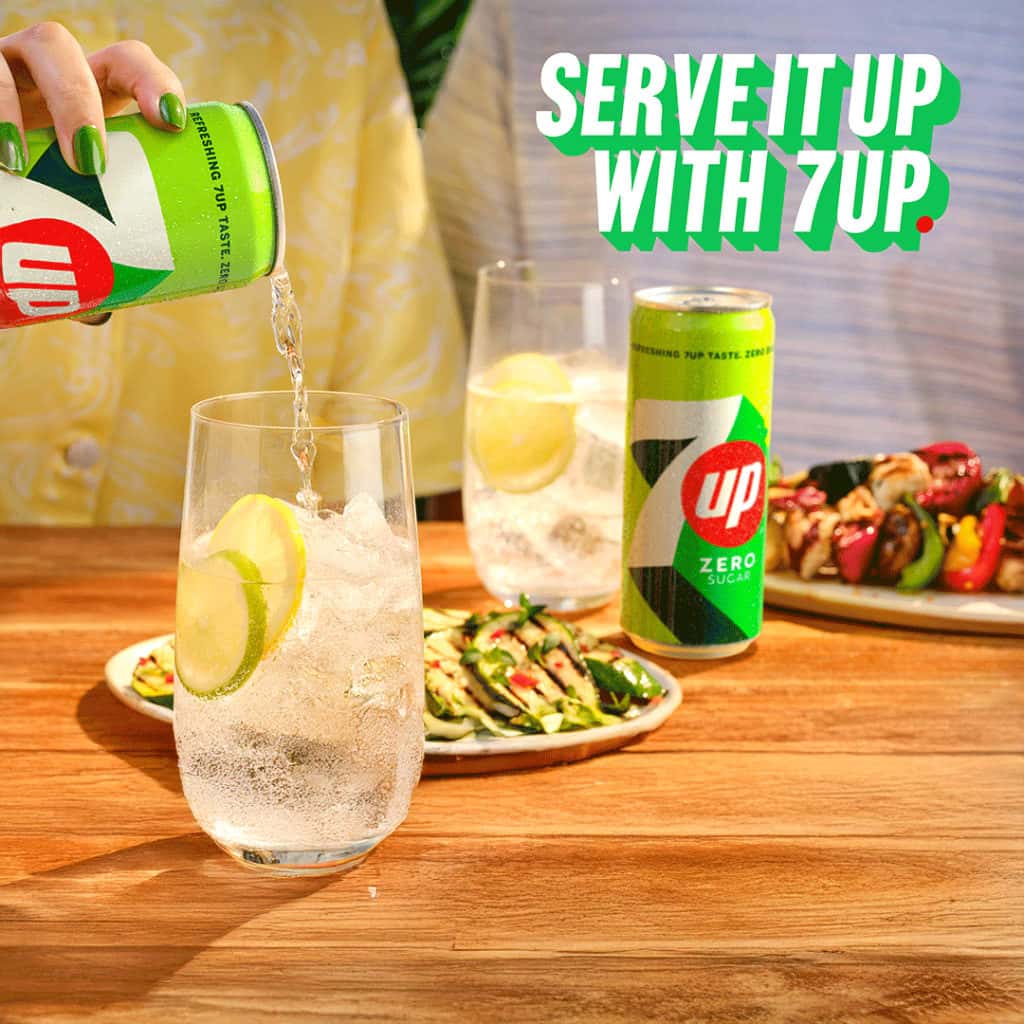 50 % Cashback på 7up Zero & Regular 33 cl