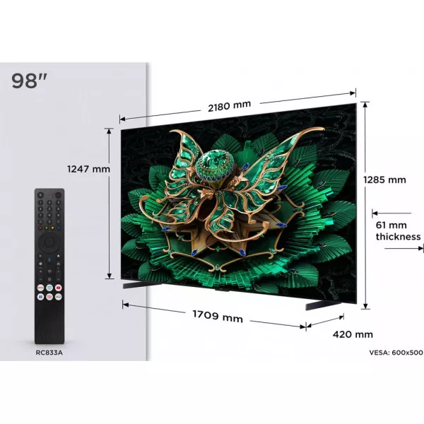 TCL 98" C7K 4K QD Mini-LED TV