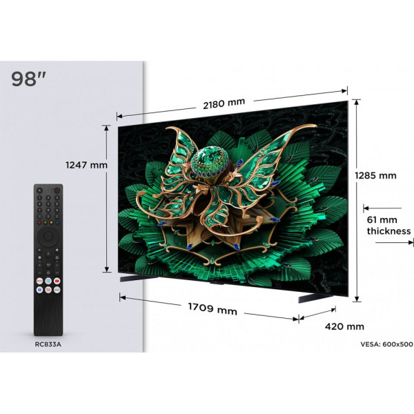 TCL 98" C7K 4K QD Mini-LED TV