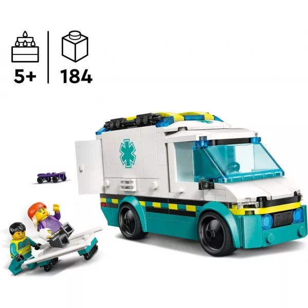 LEGO City 60451 Ambulans Utryckning