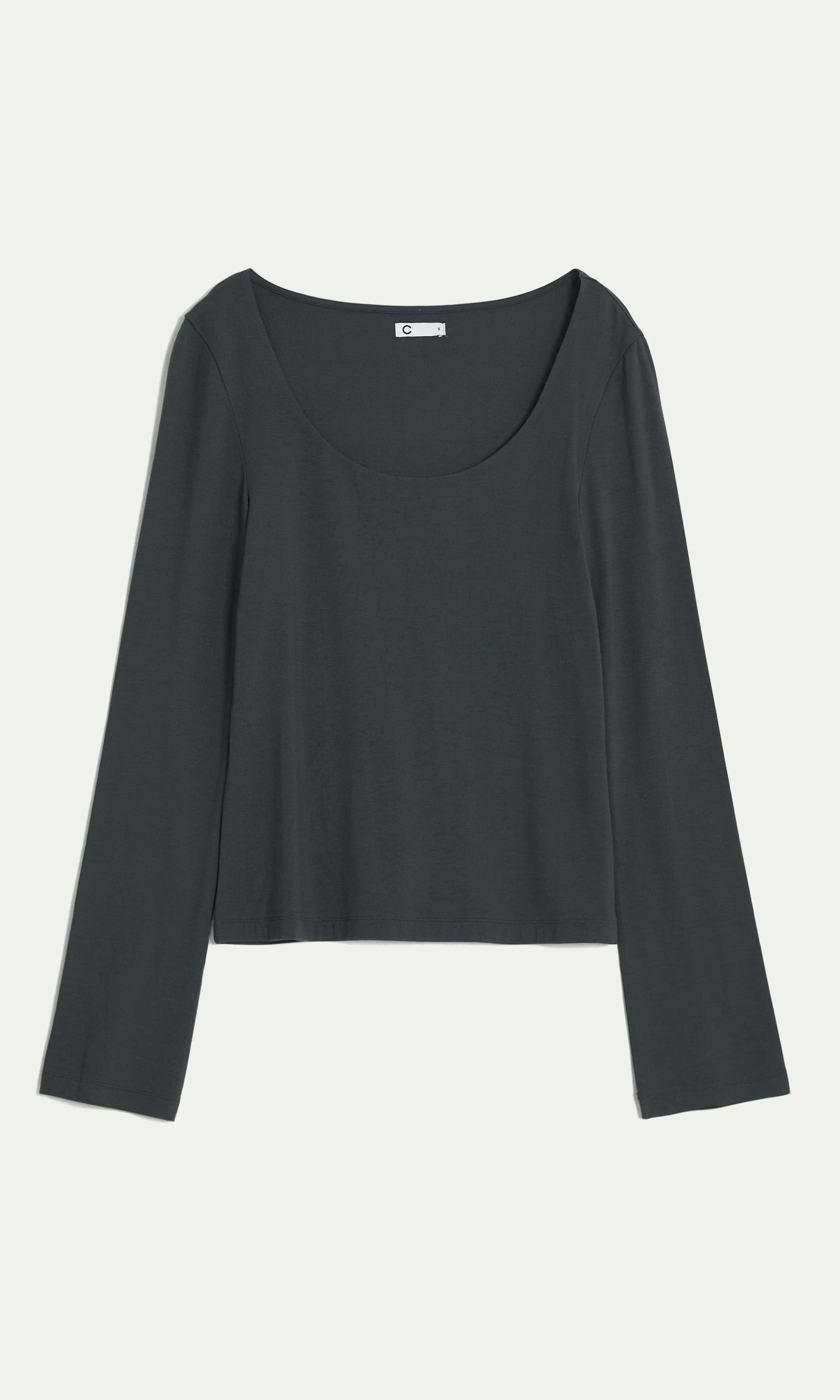 Mörkgrå Soft Longsleeve för Dam