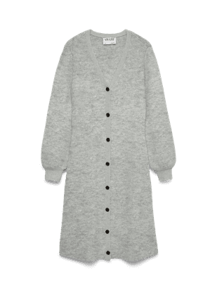 Vero Moda Ljusgrå Kort Klänning