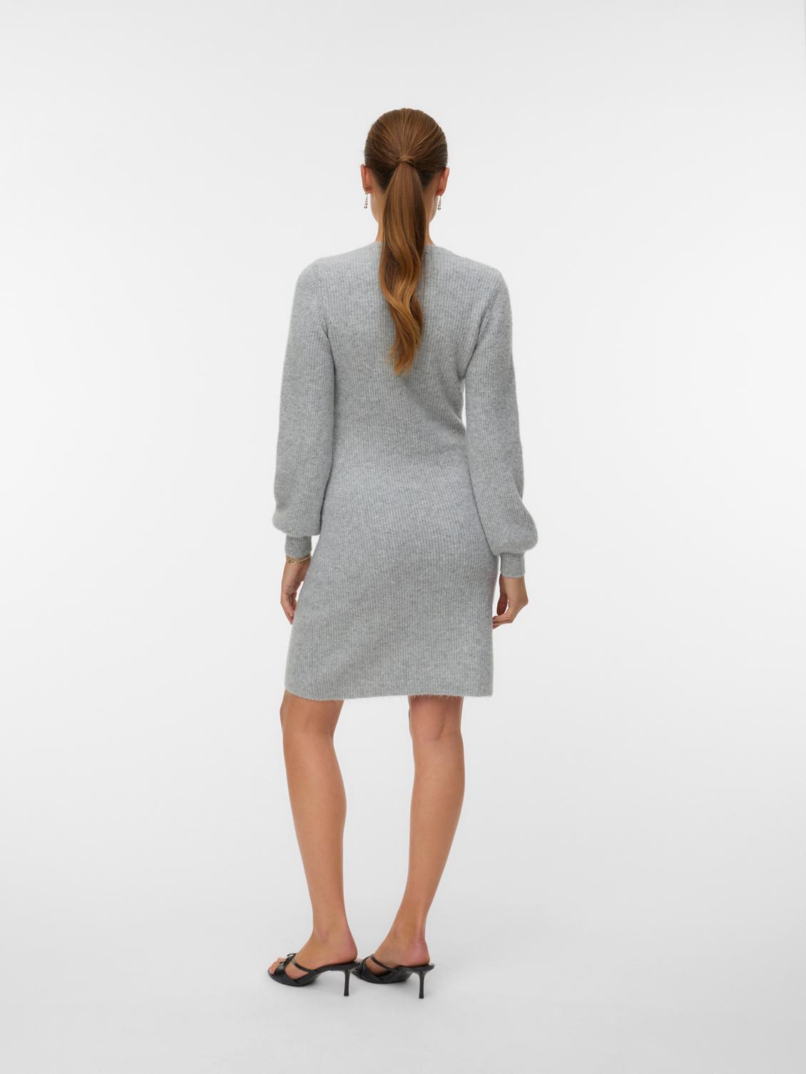 Vero Moda Ljusgrå Kort Klänning