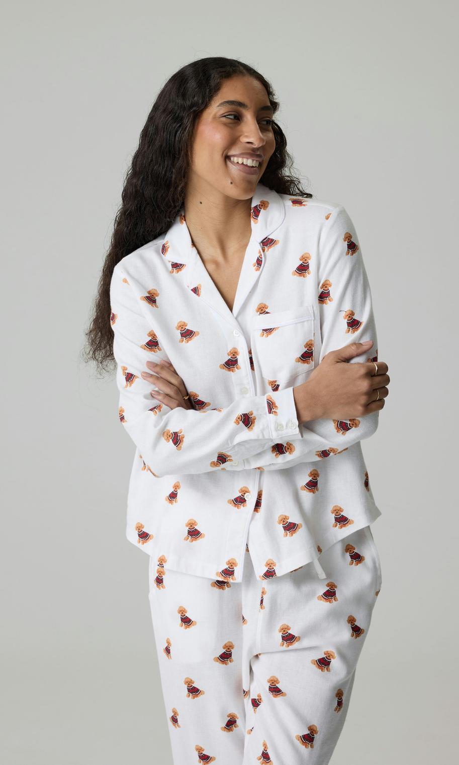 Flerfärgad Bomullsskjorta för Dam