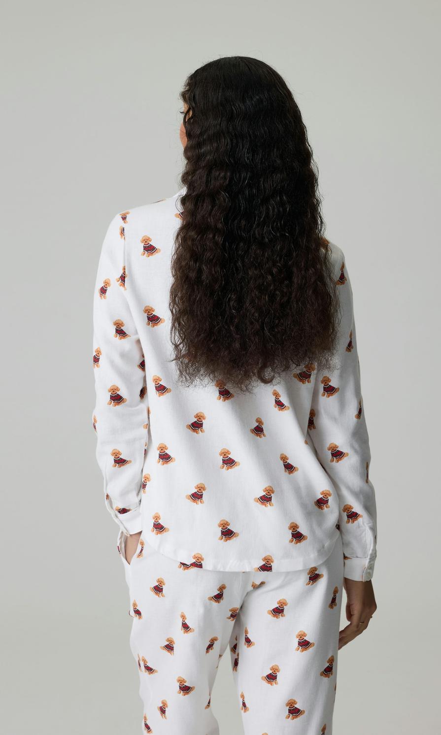 Flerfärgad Bomullsskjorta för Dam