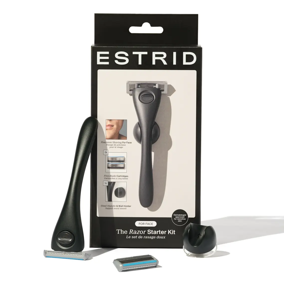 Estrid Onyx Face Razor Starter Kit