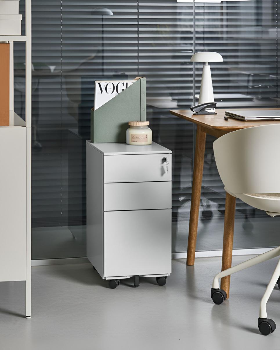 Skrivbord GORUS Ljusbrun 120x59 cm