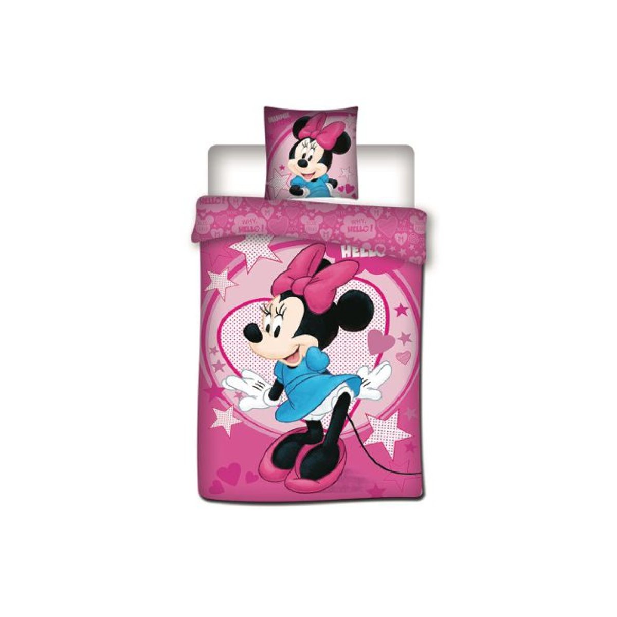 Minnie Mouse Heart Sängkläder Set