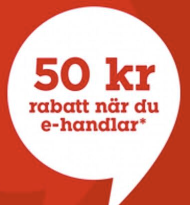 Få 50 kr rabatt när du e-handlar hos Willys