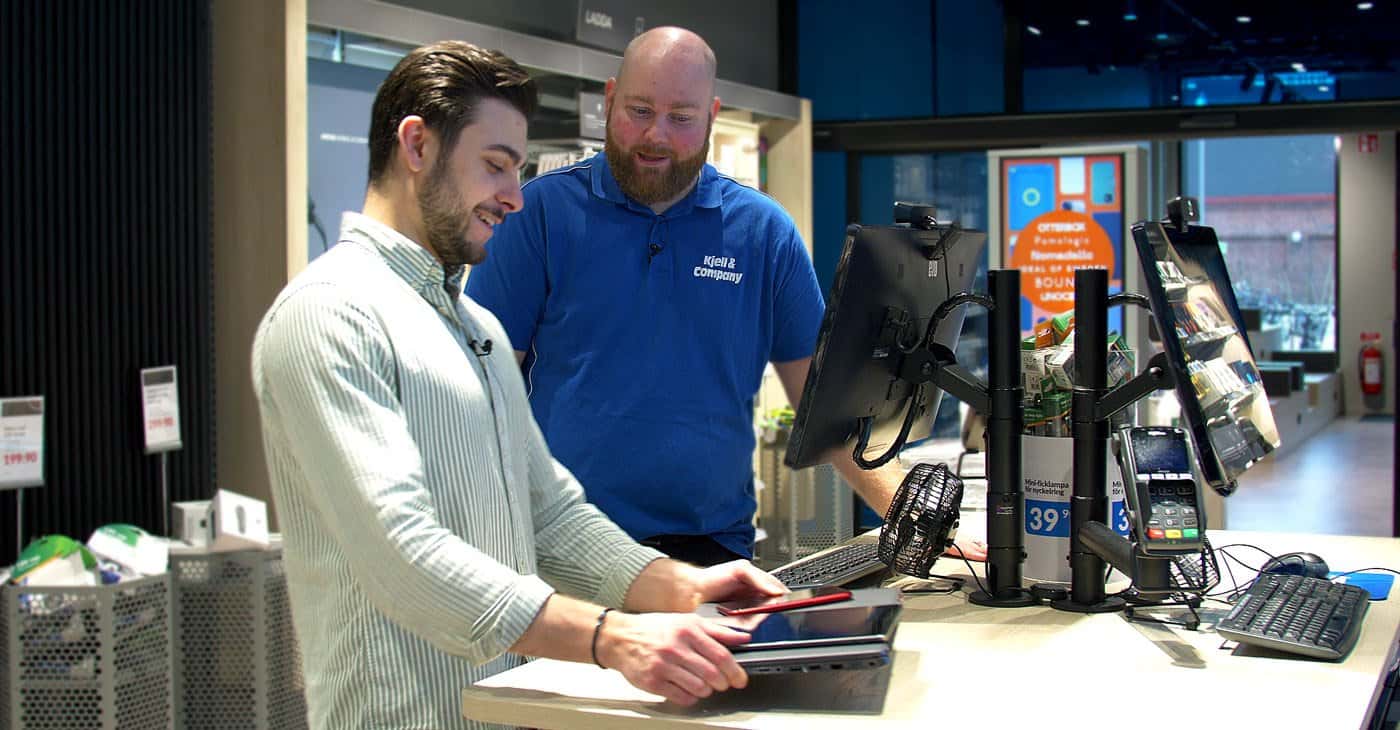 Panta din dator, surfplatta eller mobil