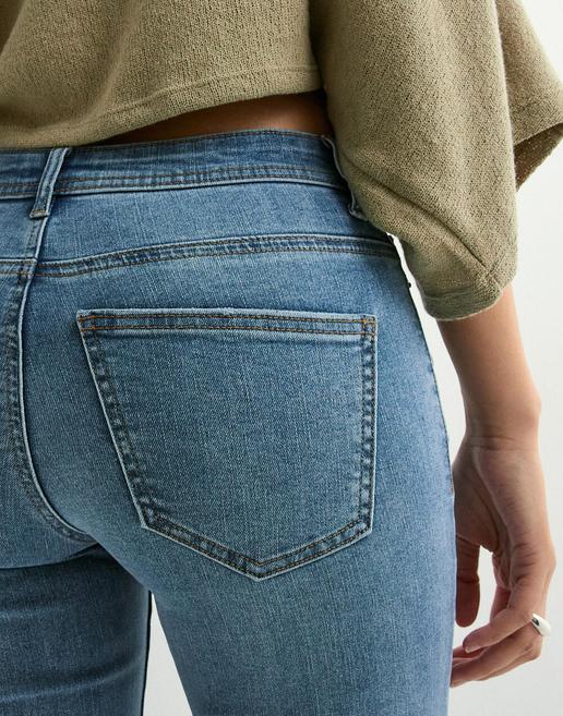 Only Mid Waist Flared Jeans - Blue