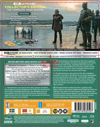 Star Wars: The Mandalorian Säsong 3 Steelbook