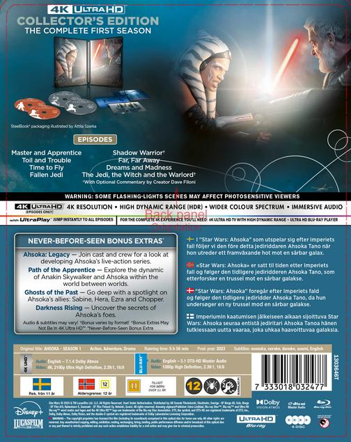 Star Wars: Ahsoka Säsong 1 Steelbook Edition