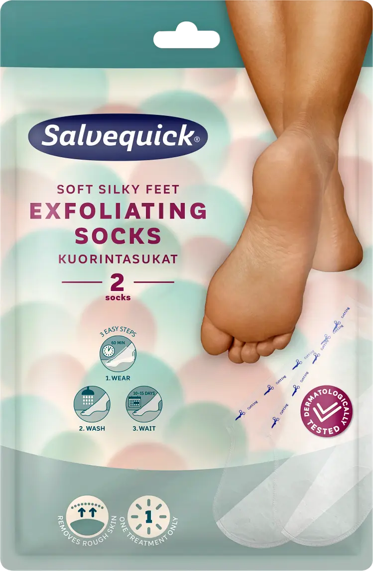 Salvequick Exfoliant Socks 1 Pair