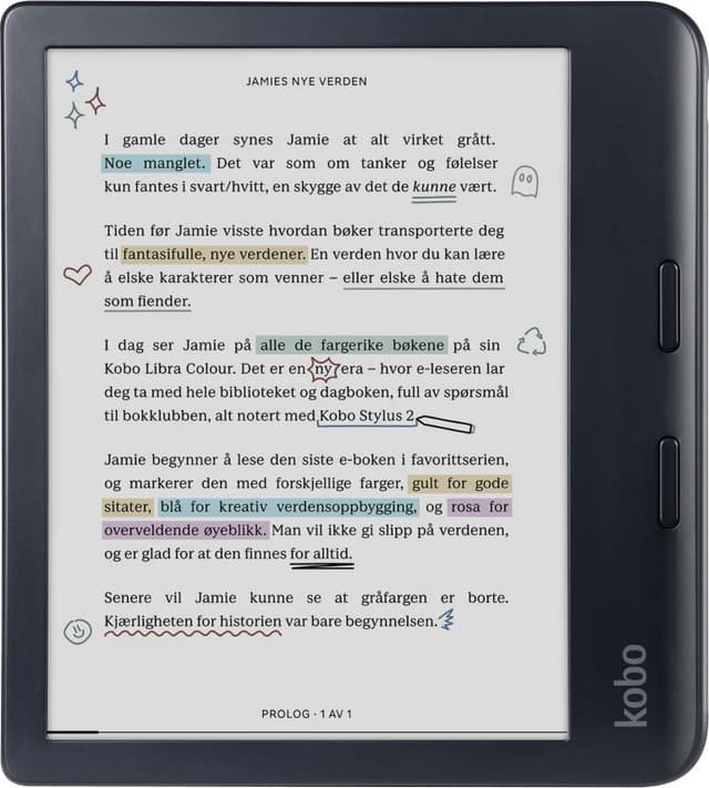 Kobo Libra Colour läsplatta 32GB svart