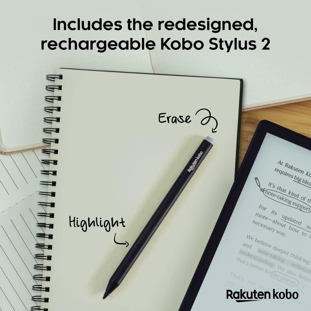 Kobo Elipsa 2E 10.2" eReader with Stylus