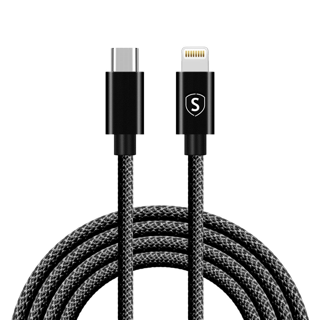 SiGN USB-C till Lightning-kabel 2m Svart