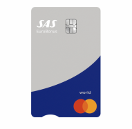 50 % fler poäng när du reser med SAS Eurobonus Mastercard