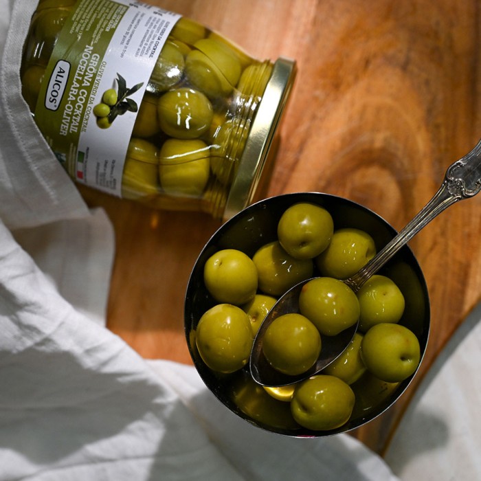 Alicos Nocellara Oliver 1kg Förpackning