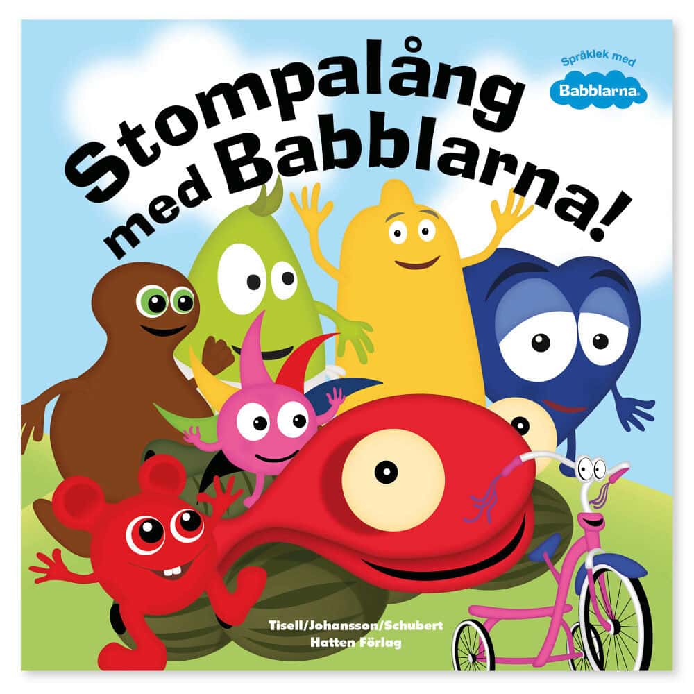 Stompalång med Babblarna Inbunden Bok
